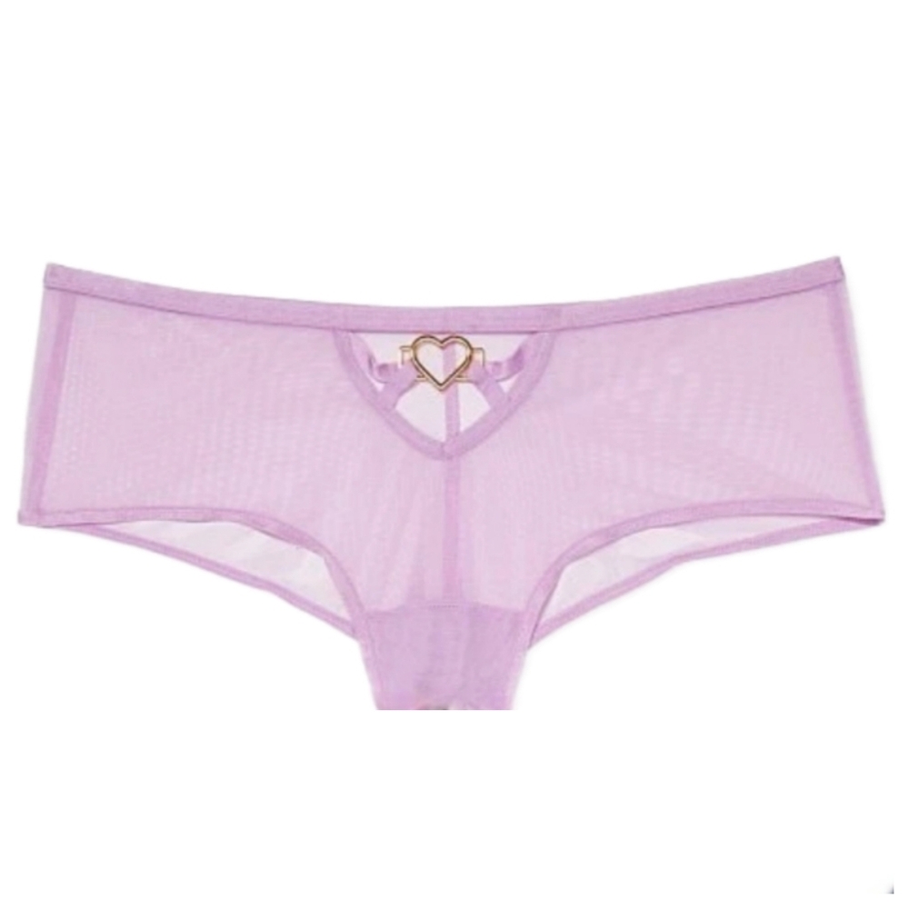 Victorias Secret Very Sexy Cutout Cheeky Panty - Metal Heart Hardware Small